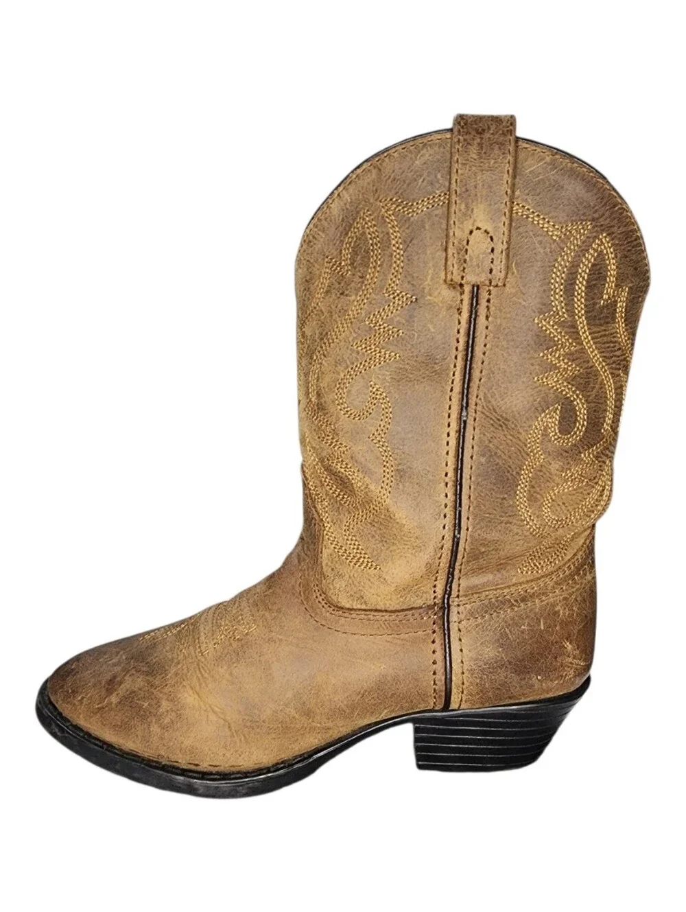 Cody James Round Toe Western Boots, Boys 2.5